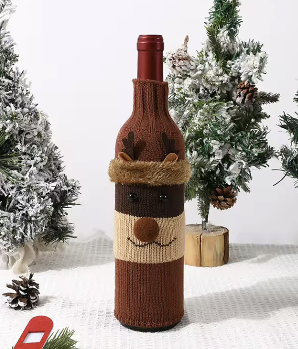 Reindeer bottle cover